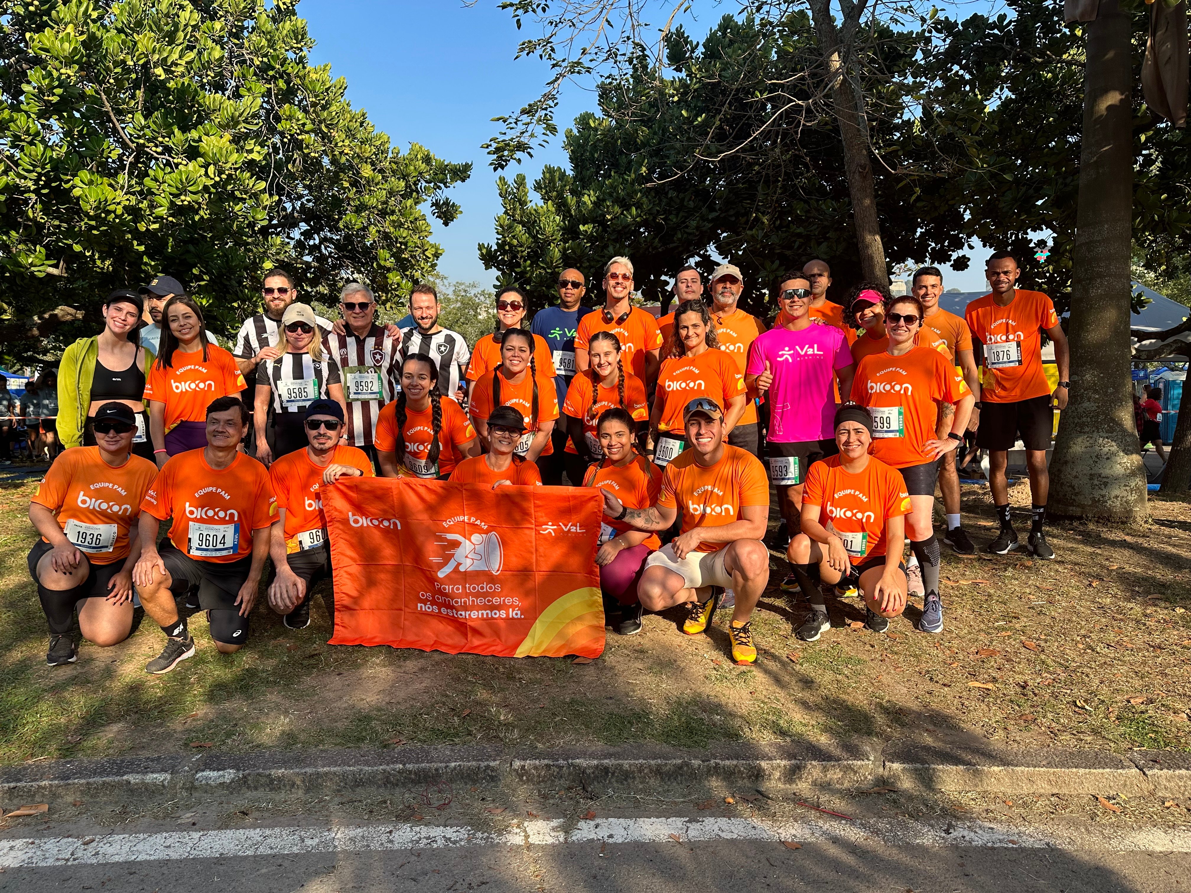 foto da equipe de corrida do Rio de Janeiro